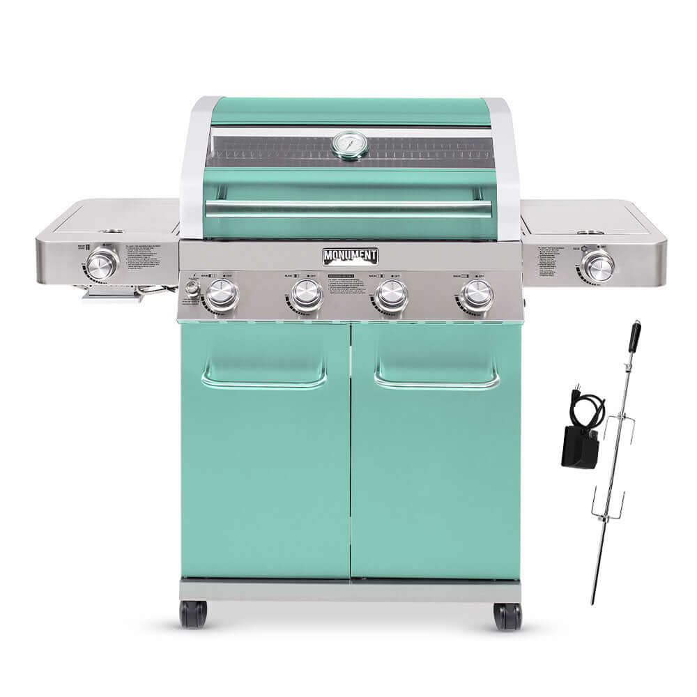 35633 | Green Infrared Gas Grill