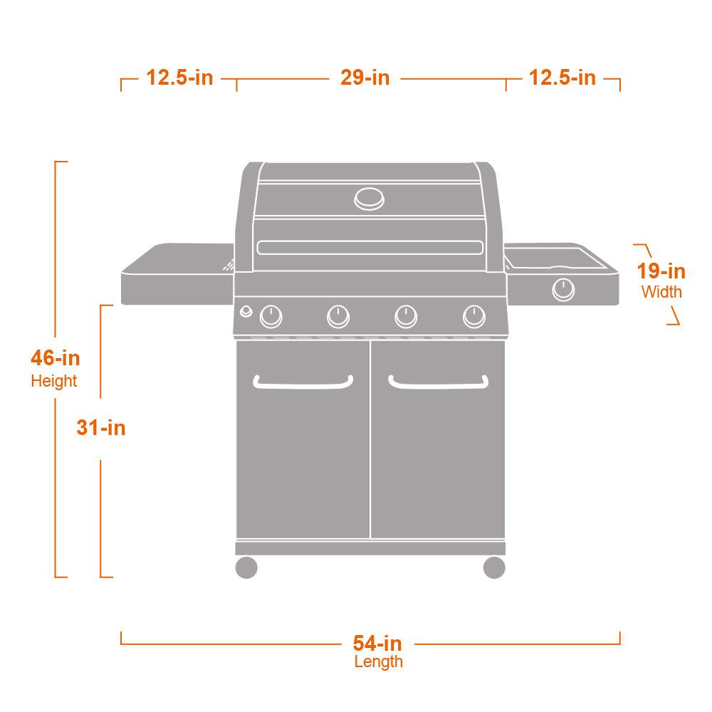 41847NG | Stainless Gas Grill