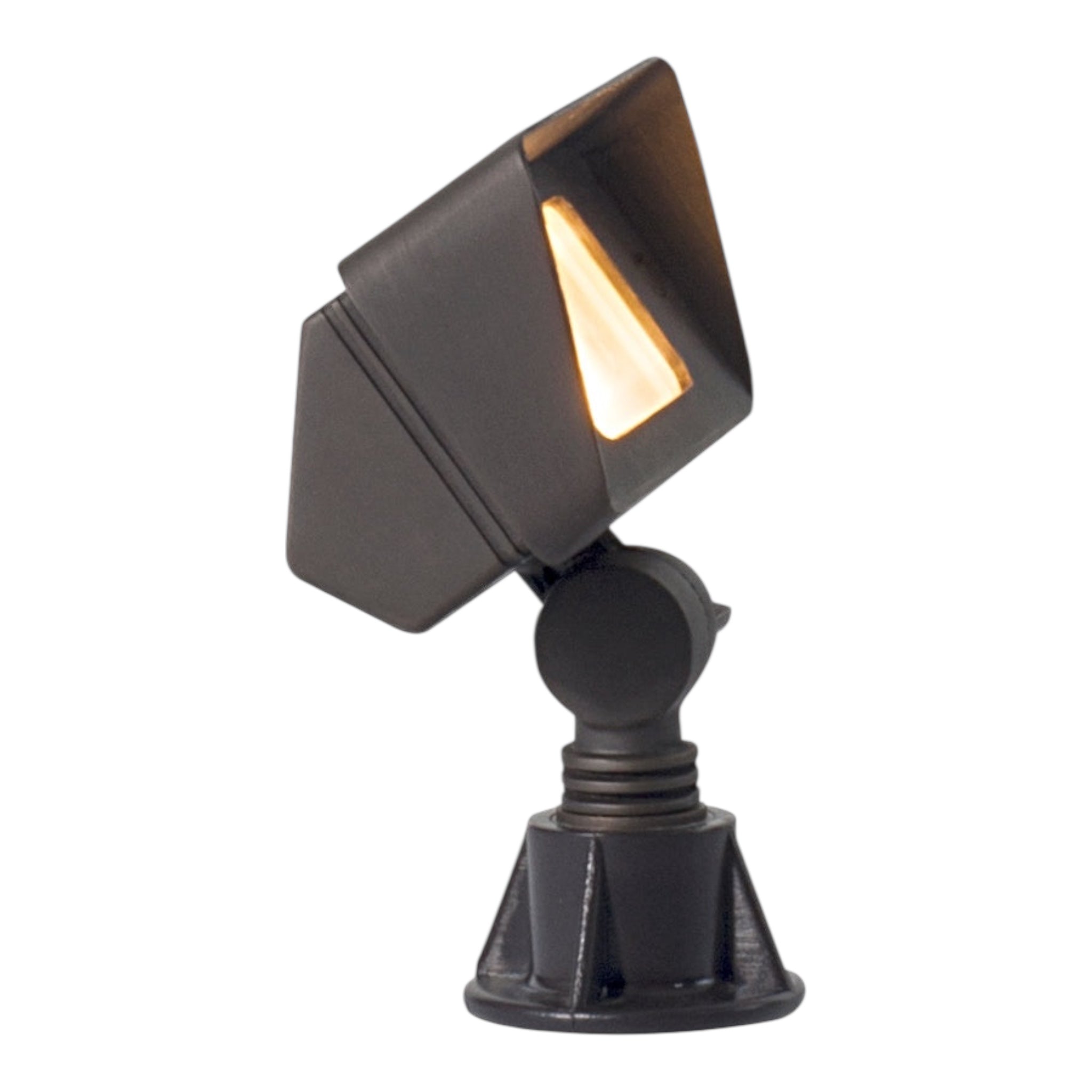 Cube Mini Wash Landscape Light Available in Aluminum & Brass