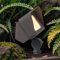 Load image into Gallery viewer, Cube Mini Wash Landscape Light Available in Aluminum & Brass
