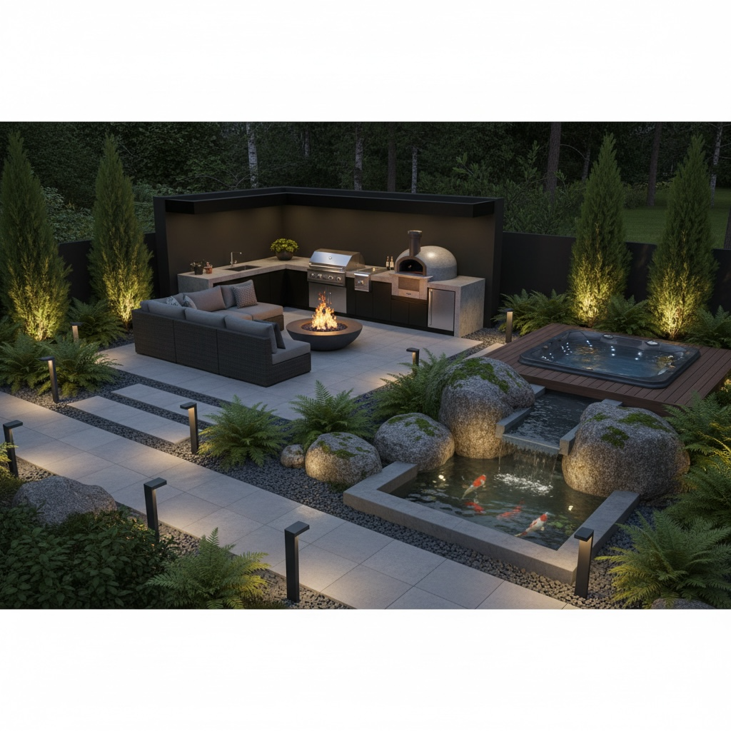 Renzo AL 2-PACK Modern Path Landscape Light